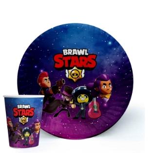  BRAWL STARS TABAK/BARDAK SET 8’Lİ 