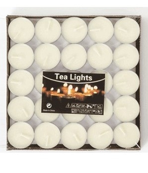 Tealight%20Gerçek%20Yanan%2050’li%20Mum%20-%20Beyaz